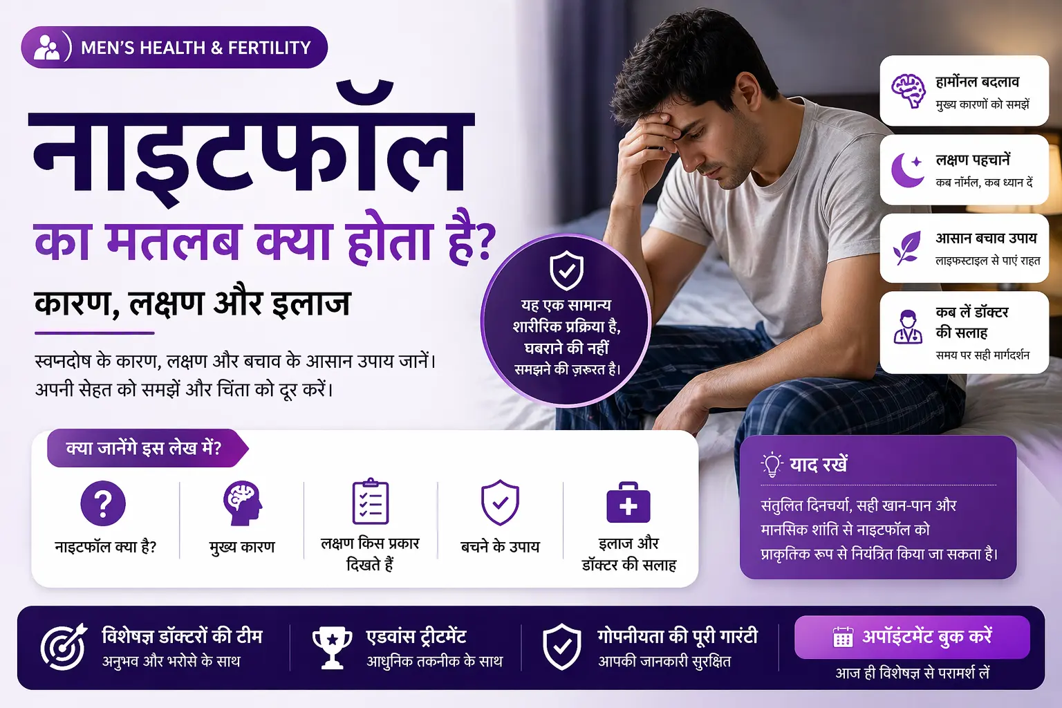 नाइटफॉल क्या होता है? कारण, लक्षण और इलाज (Complete Guide)